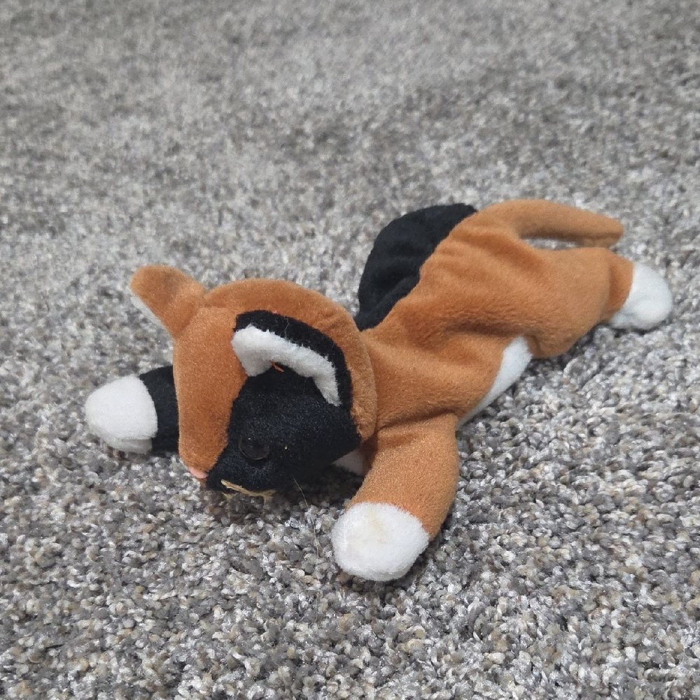 Ty Beanie Babies Chip Plush Toy - Brown and Black